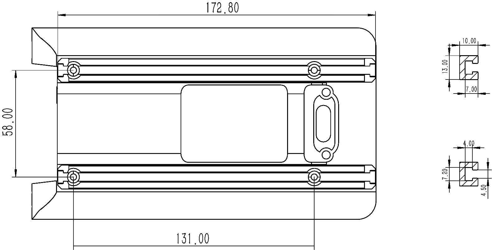 Rail 사이즈